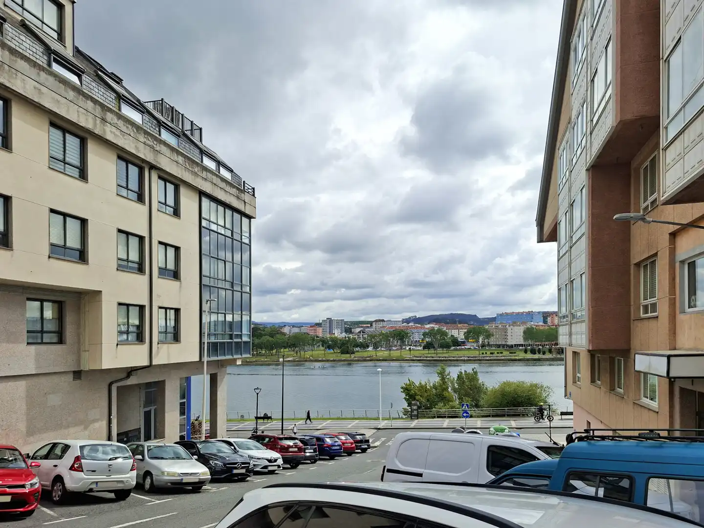 Parking of Flat for sale in Cambre   with Heating, Parquet flooring and Storage room