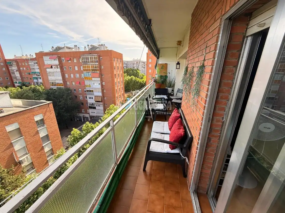 Terrasse von Wohnung zum Verkauf in Madrid mit Klimaanlage, Heizung und Parkett