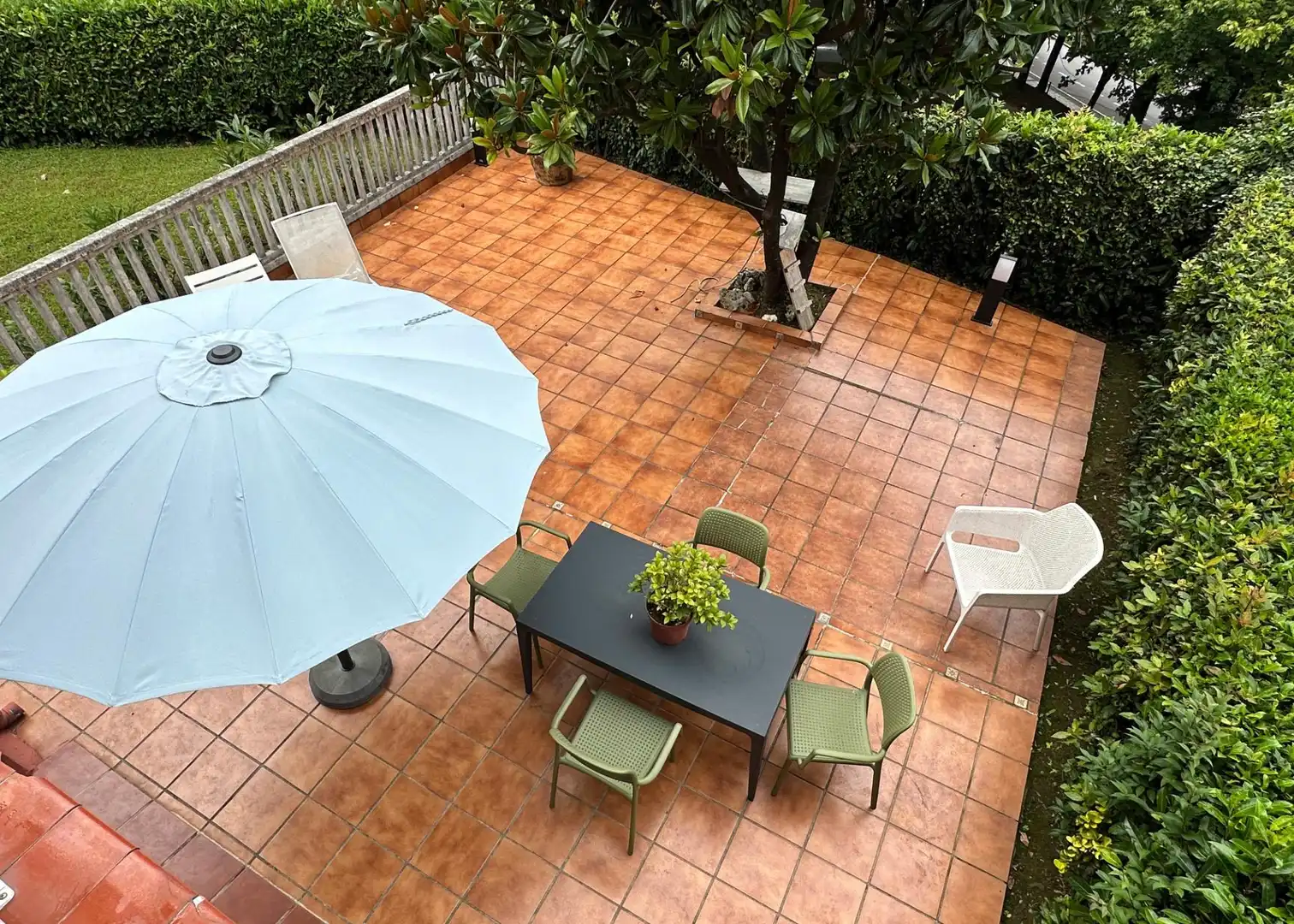 Terrasse von Einfamilien-Reihenhaus zum Verkauf in Donostia - San Sebastián  mit Heizung, Privatgarten und Terrasse