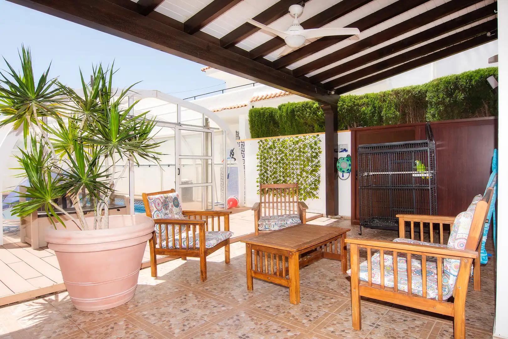 Terraza de Casa o chalet en venta en Carboneras con Aire acondicionado, Calefacción y Jardín privado