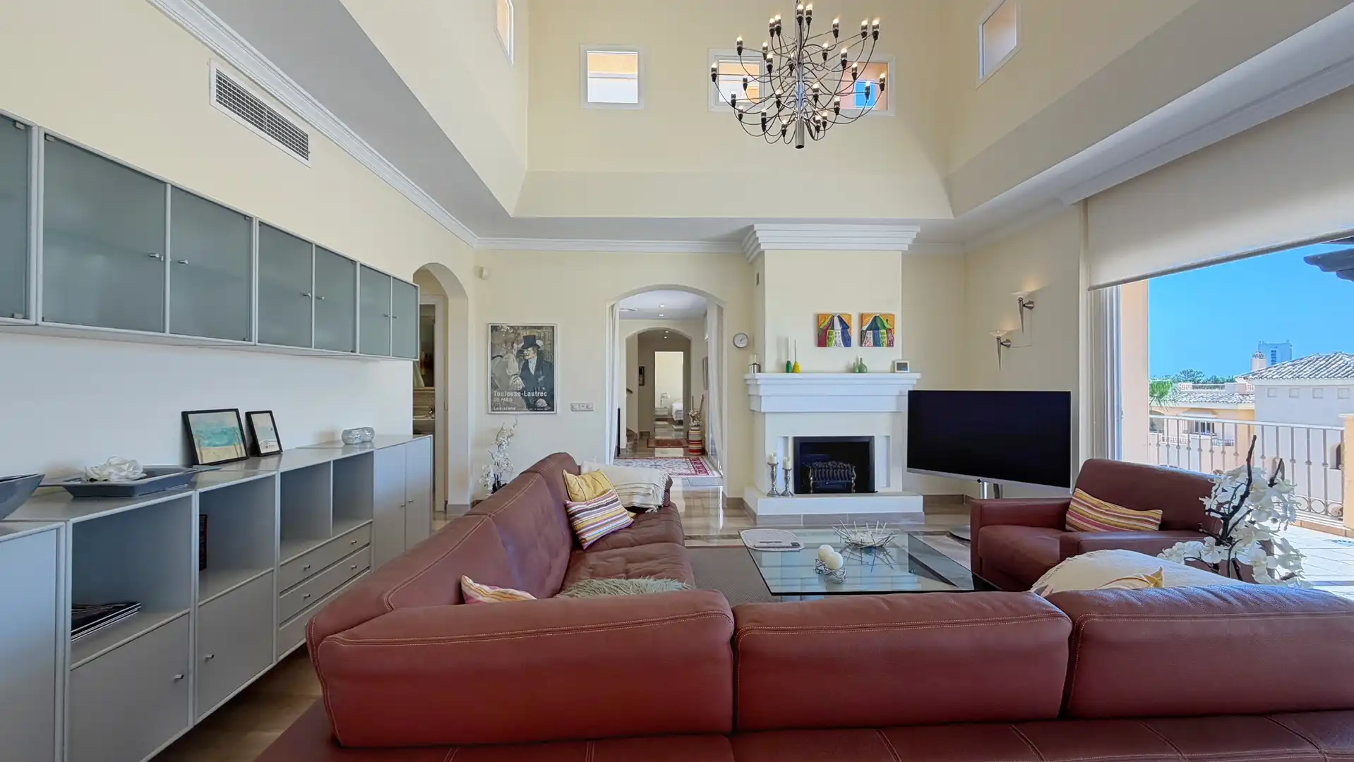 Sala d'estar de Àtic en venda en Marbella amb Aire condicionat, Calefacció i Terrassa