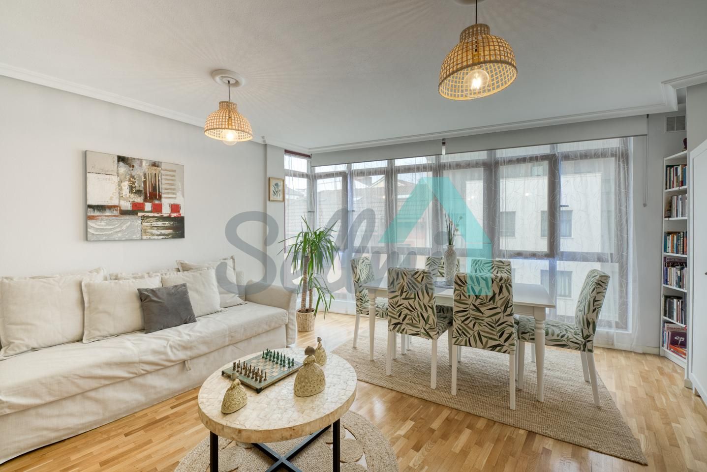 Living room of Study for sale in Oviedo   with Heating and Parquet flooring