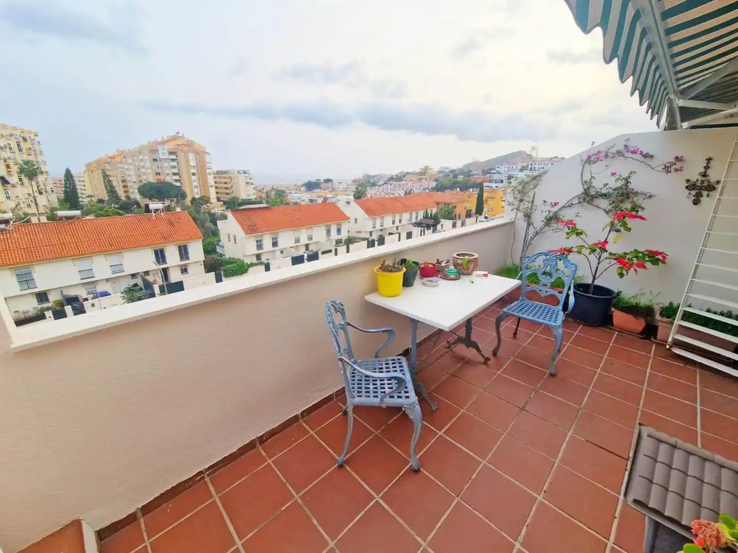 Terrace of Flat for sale in Rincón de la Victoria  with Air Conditioner, Heating and Private garden
