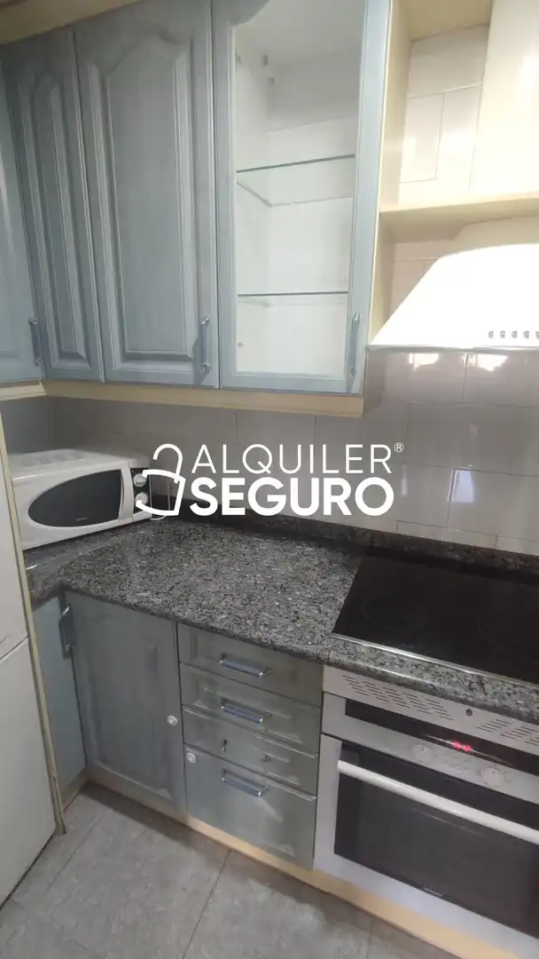 Kitchen of Flat for rent in Madrid  with Air Conditioner, Heating and Terrace