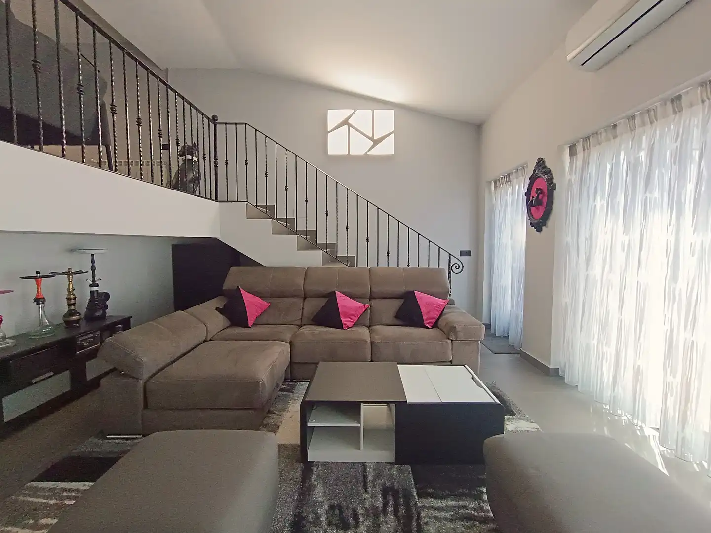 Sala de estar de Piso en venta en Brunete con Aire acondicionado, Calefacción y Jardín privado