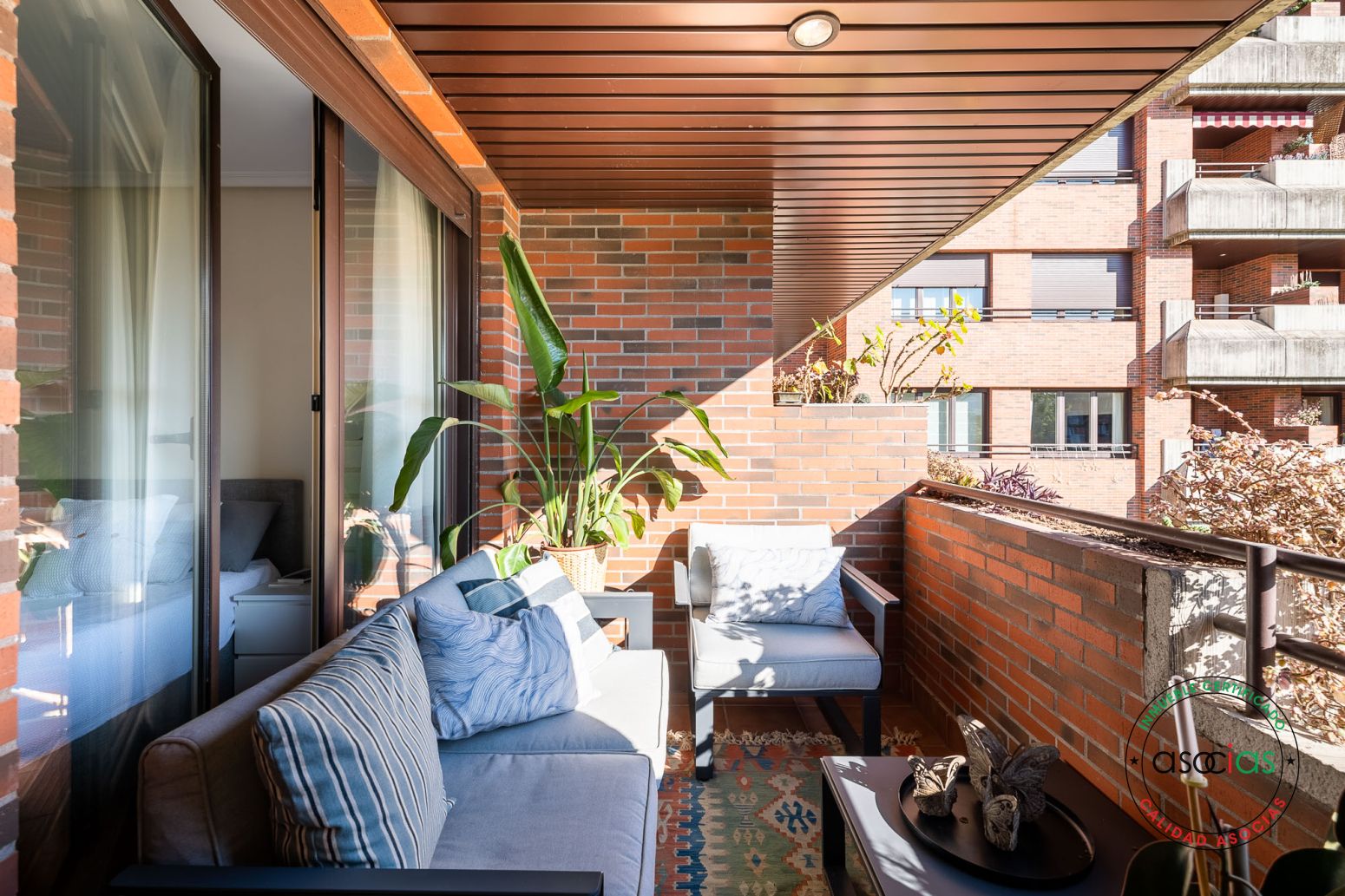 Balcony of Flat for sale in Gijón   with Heating, Private garden and Terrace