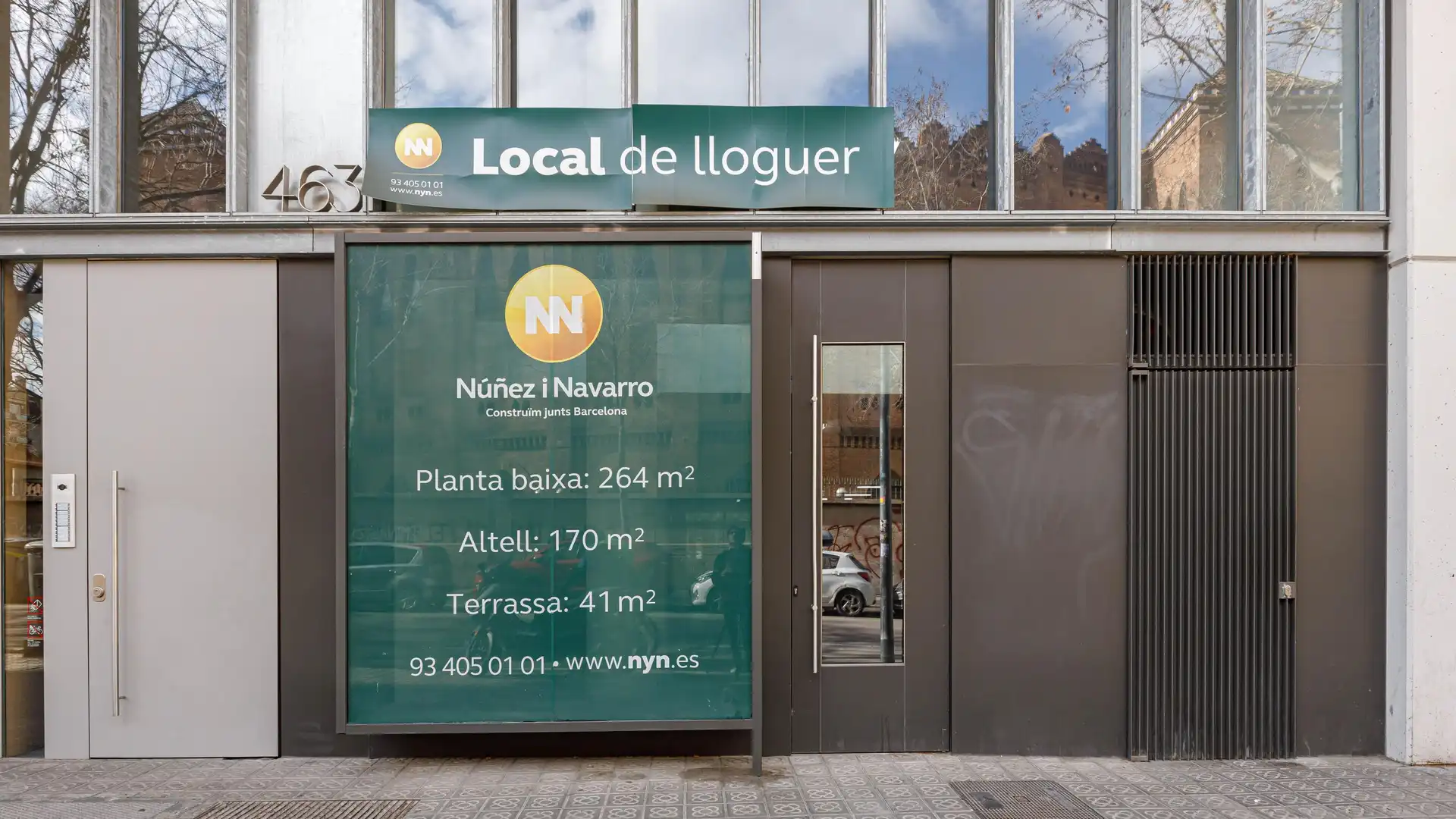 Exterior view of Commercial properties for rent in Barcelona  with Terrace