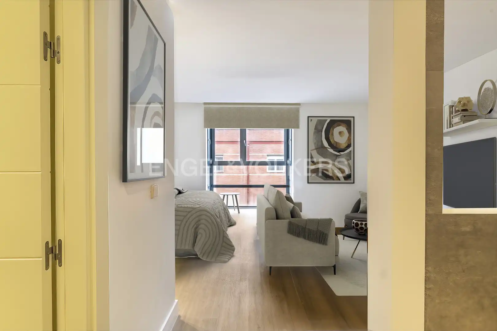 Bedroom of Apartments for rent in Madrid  with Air Conditioner, Heating and Terrace