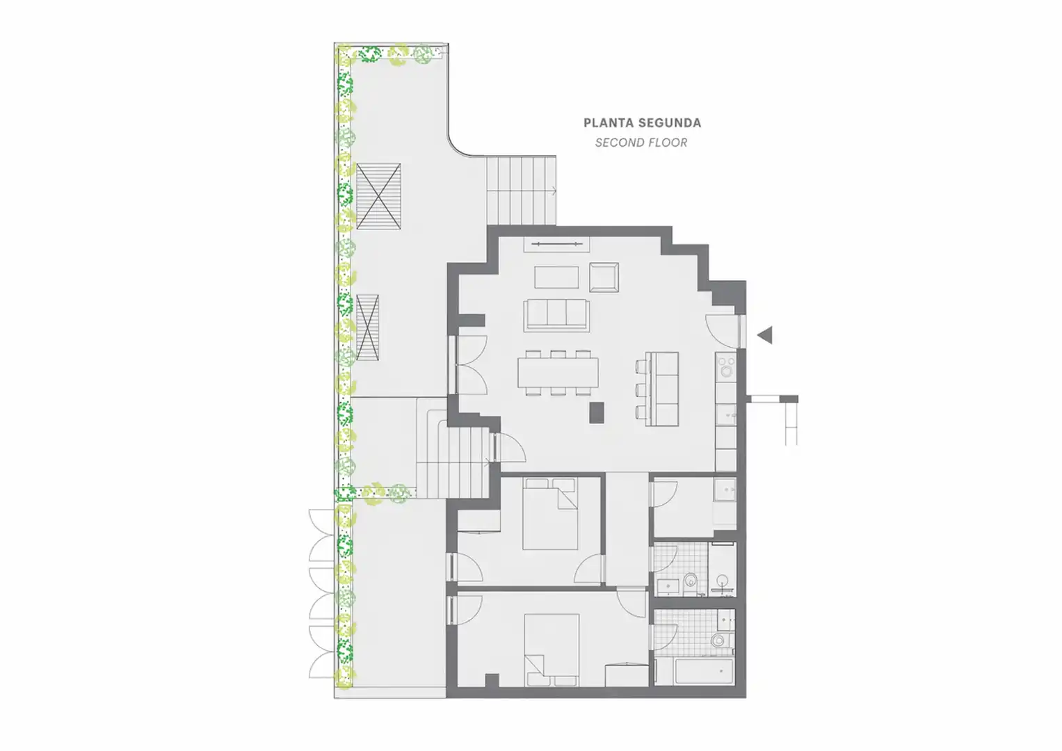 Apartamento de alquiler en  Palma de Mallorca con Terraza y Balcón