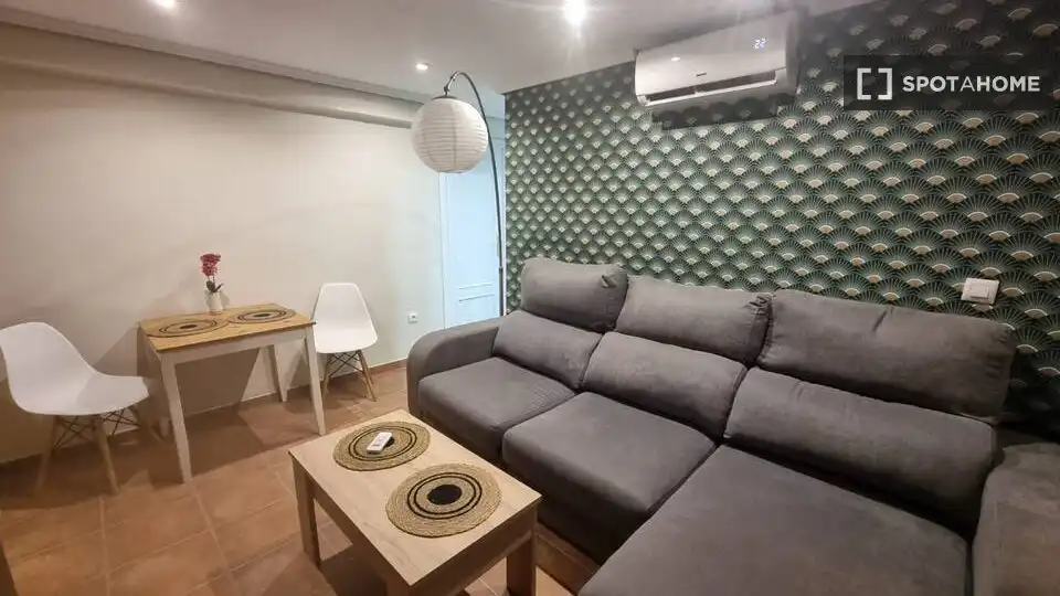 Sala de estar de Piso de alquiler en Sagunto / Sagunt con Aire acondicionado, Calefacción y Amueblado
