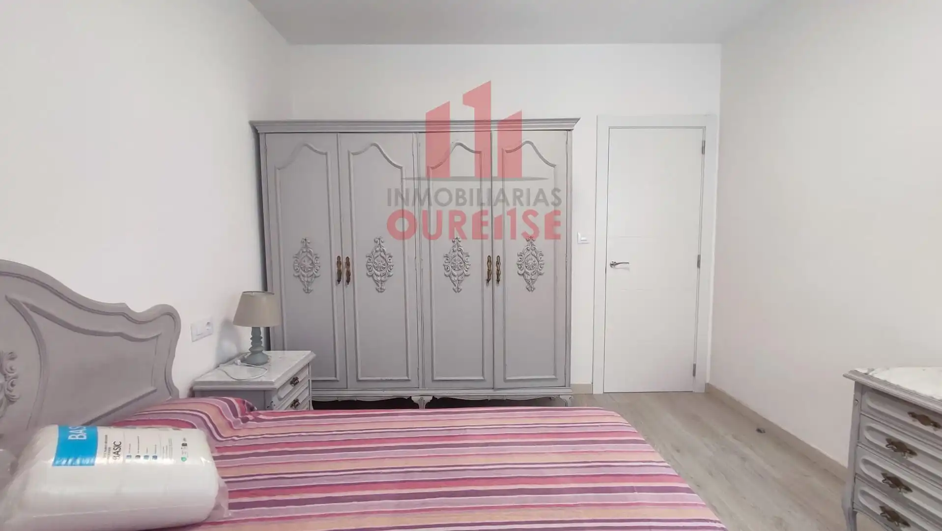 Schlafzimmer von Wohnung zur Miete in Ourense Capital  mit Heizung, Möbliert und Balkon