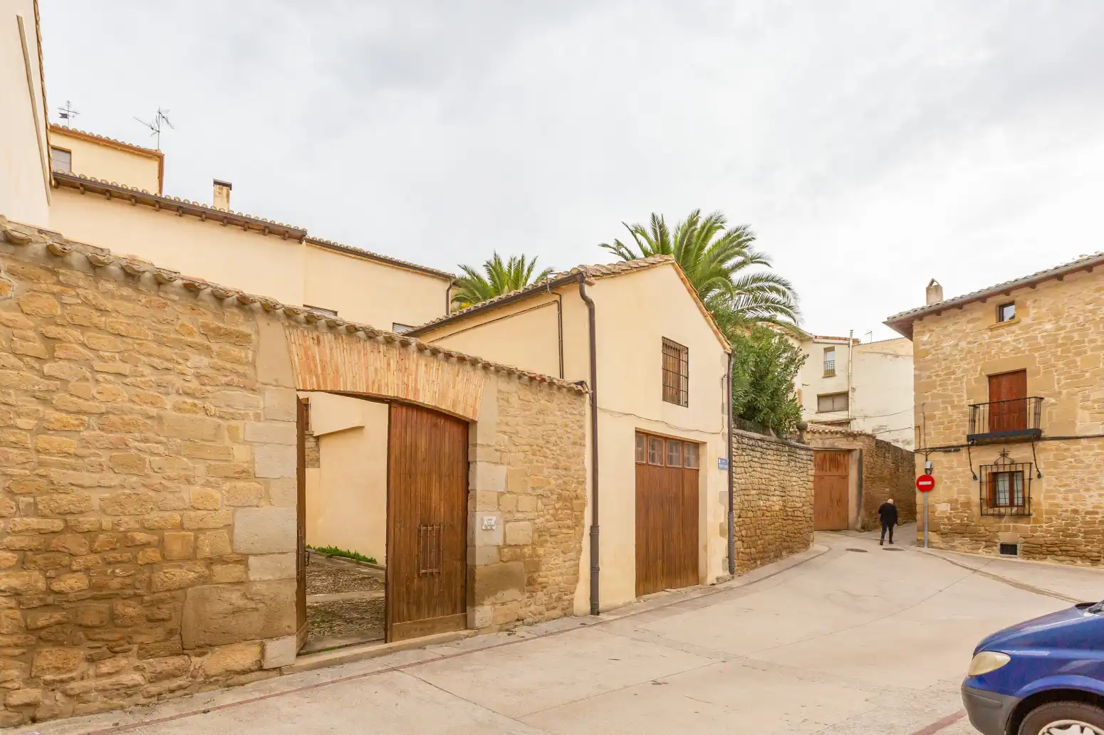 Vista exterior de Casa o chalet en venta en Allo con Calefacción, Jardín privado y Trastero