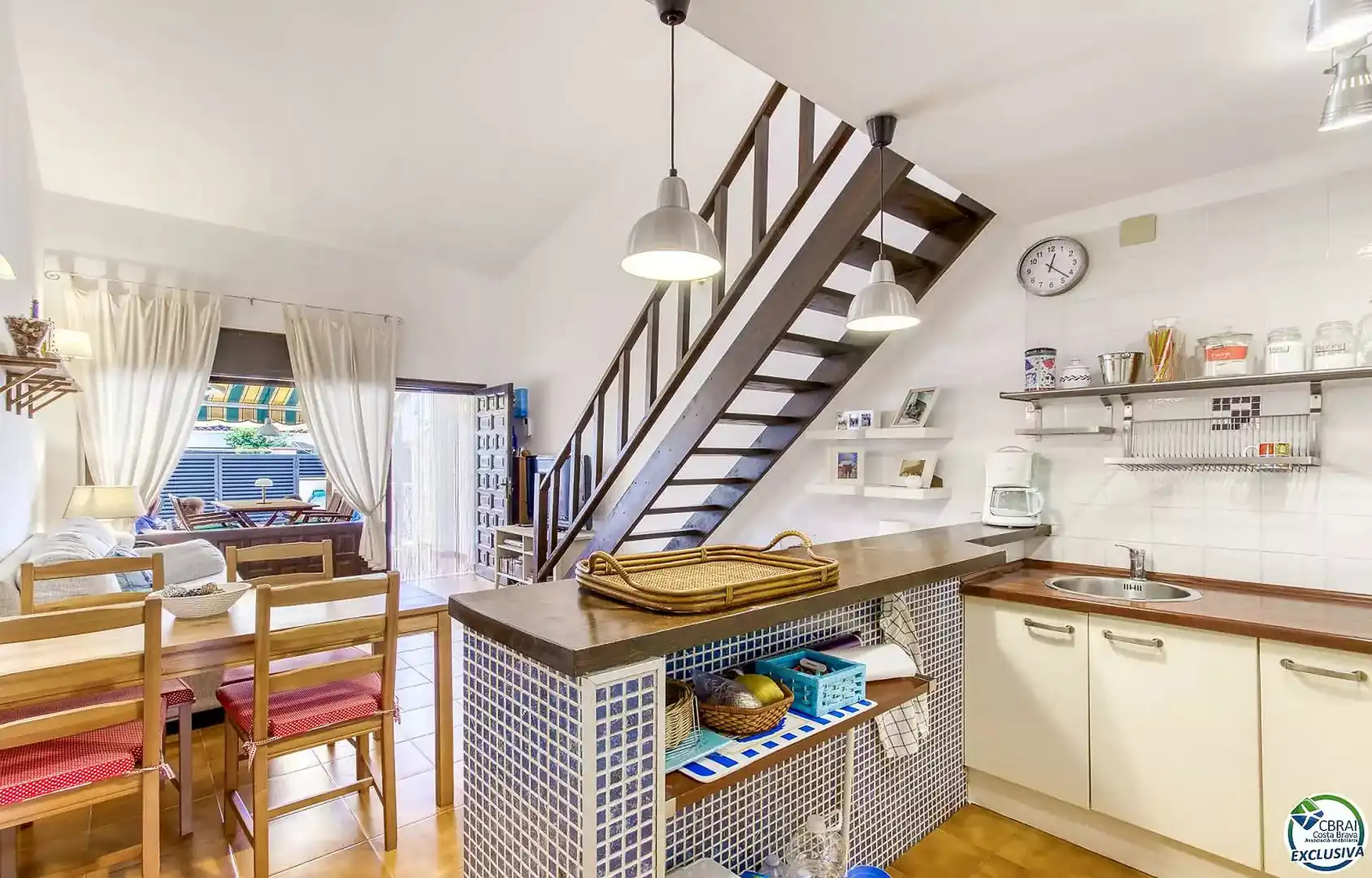 Cocina de Casa o chalet en venta en Garrigàs con Terraza y Amueblado
