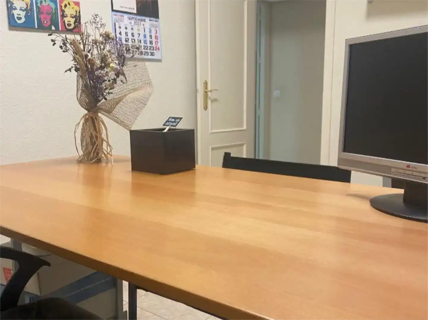 Esszimmer von Büro zur Miete in Sevilla mit Klimaanlage und Balkon