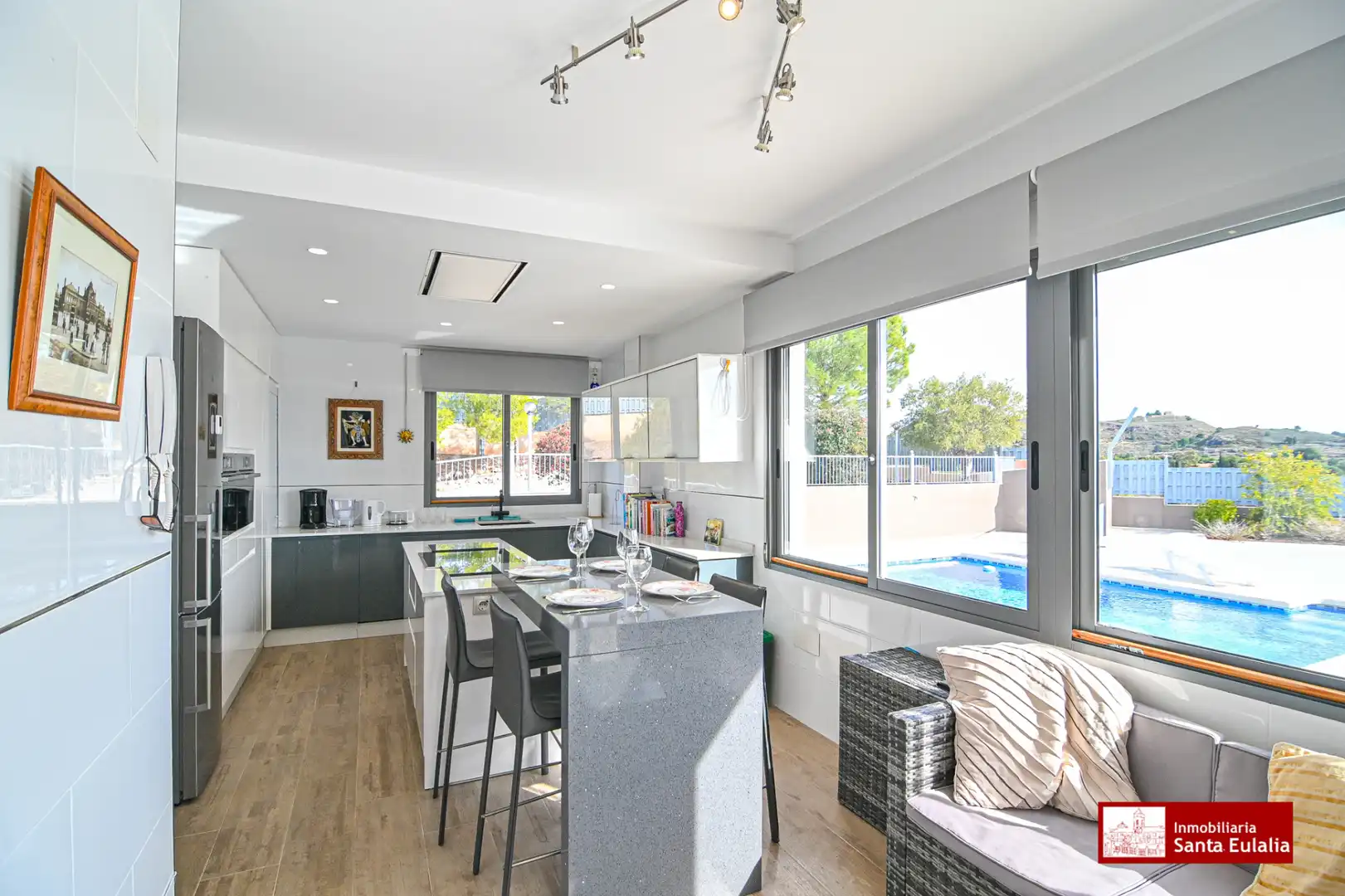 Cocina de Casa o chalet en venta en Aledo con Aire acondicionado, Calefacción y Terraza