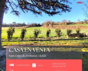 Vista exterior de Casa o xalet en venda en Sant Guim de Freixenet amb Calefacció, Jardí privat i Terrassa