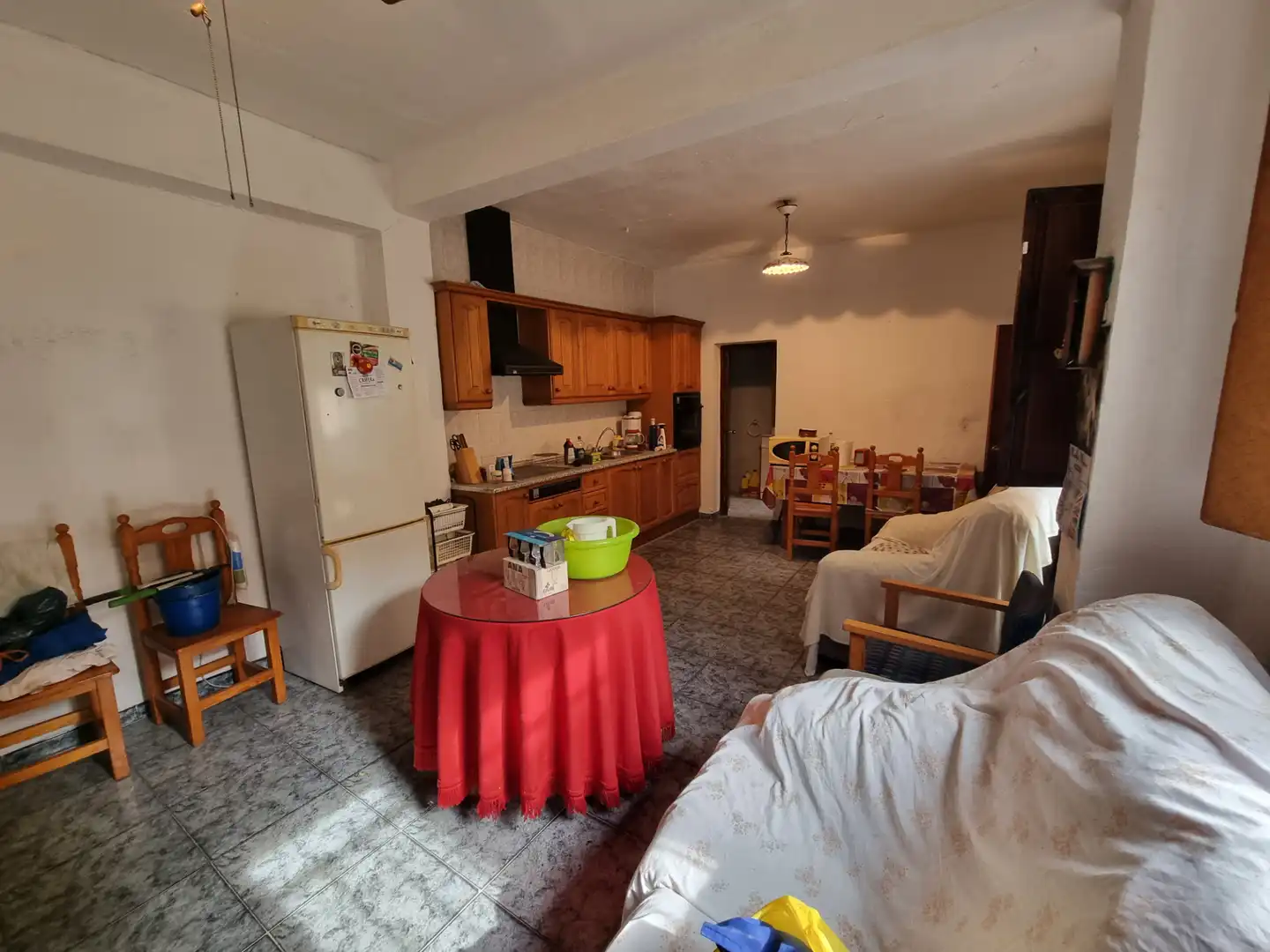 Cuina de Casa o xalet en venda en Almería amb Jardí privat, Terrassa i Moblat