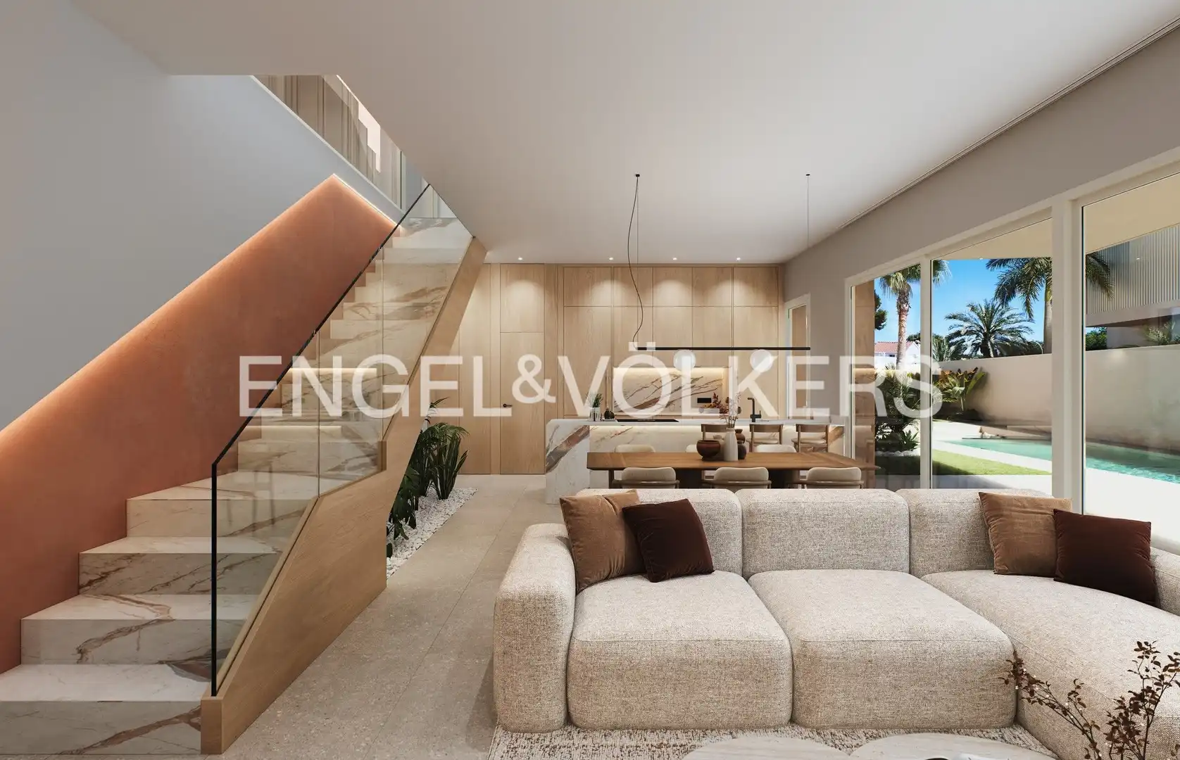 Sala de estar de Casa o chalet en venta en Orihuela con Aire acondicionado, Calefacción y Jardín privado