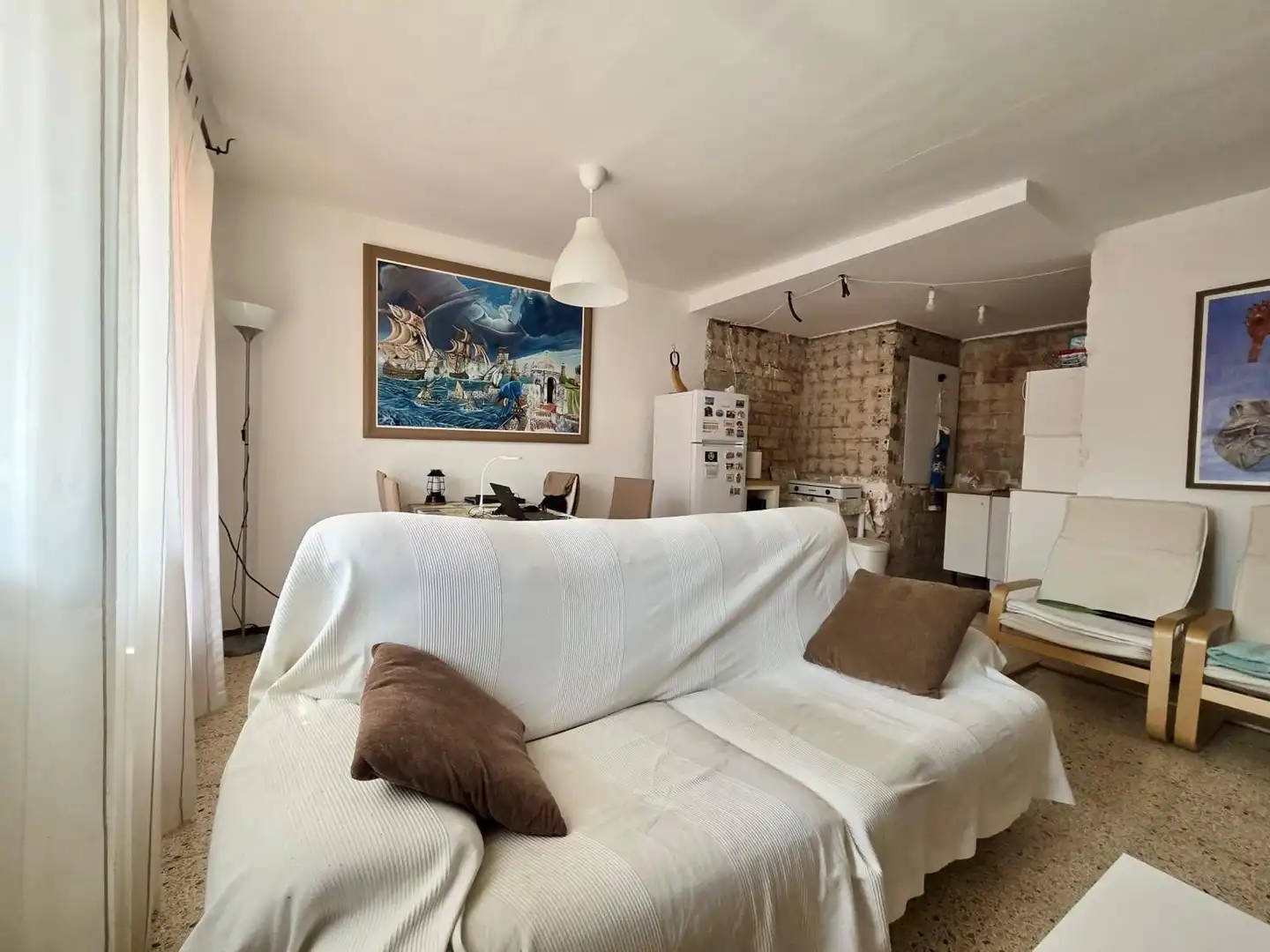 Sala de estar de Piso en venta en Cunit con Aire acondicionado, Calefacción y Terraza