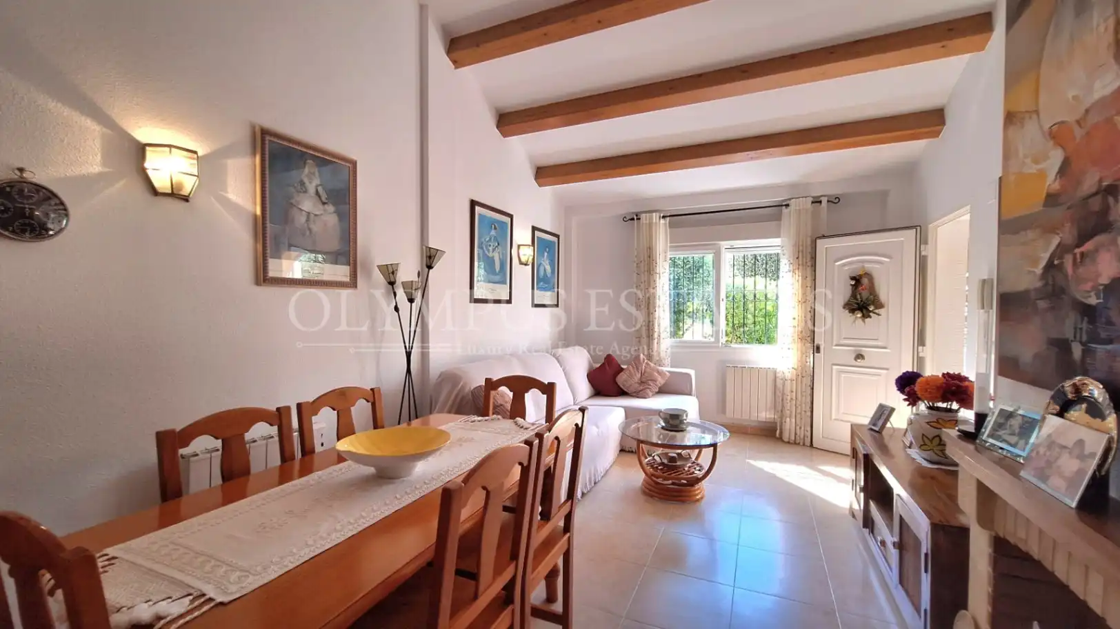 Sala d'estar de Casa o xalet en venda en El Verger amb Aire condicionat, Calefacció i Jardí privat