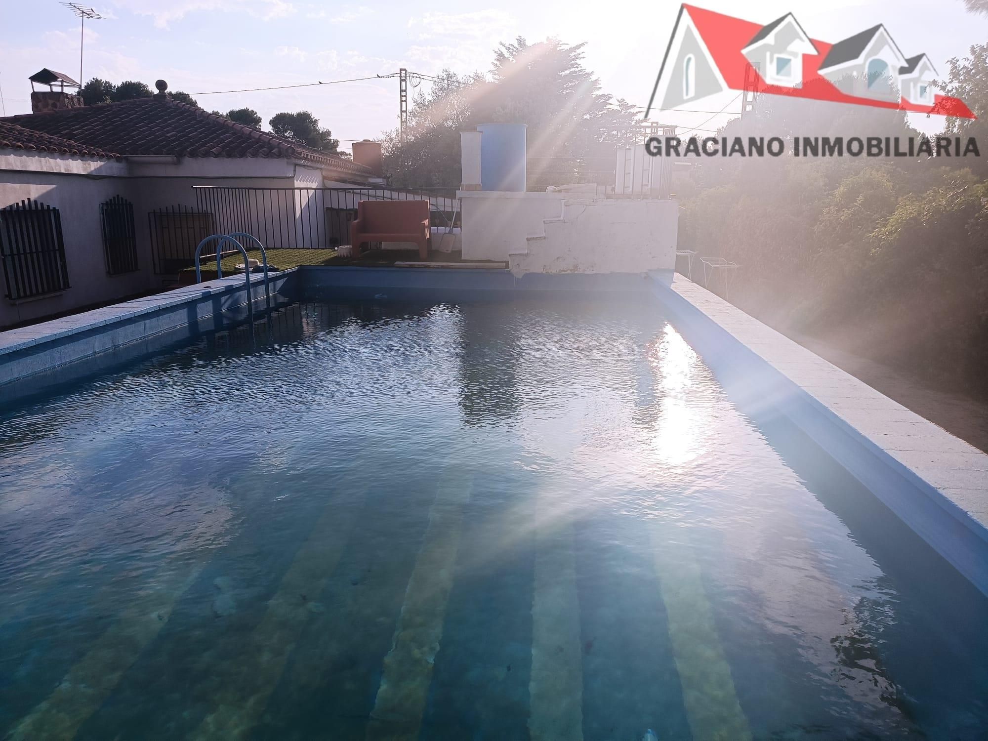 Schwimmbecken von Country house zum verkauf in  Albacete Capital mit Privatgarten, Terrasse und Schwimmbad