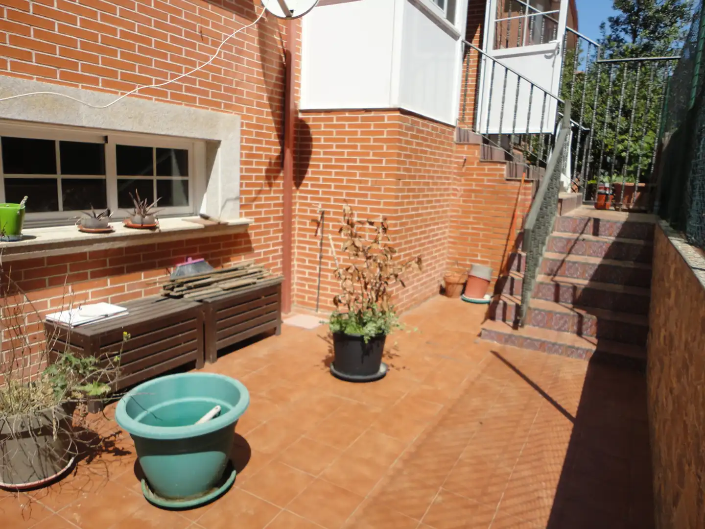 Terraza de Casa adosada en venta en Arroyo de la Encomienda con Calefacción, Jardín privado y Parquet