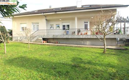 Vista exterior de Casa o xalet en venda en Lugo Capital amb Calefacció, Jardí privat i Terrassa