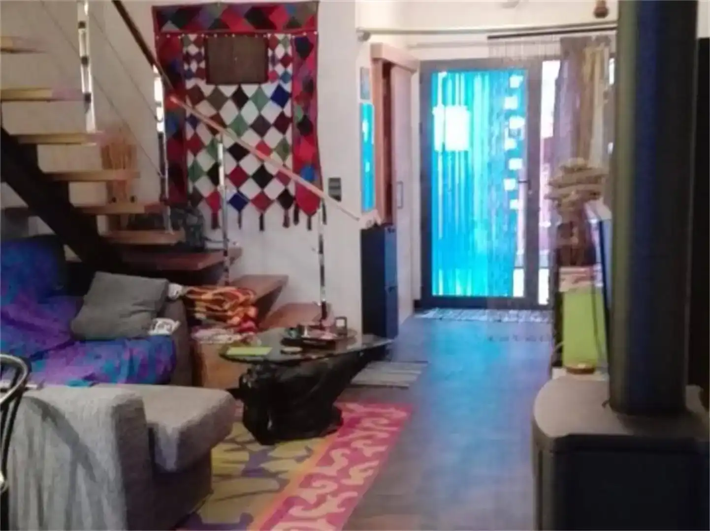 Sala de estar de Finca rústica en venta en Boniches con Parquet, Trastero y Amueblado