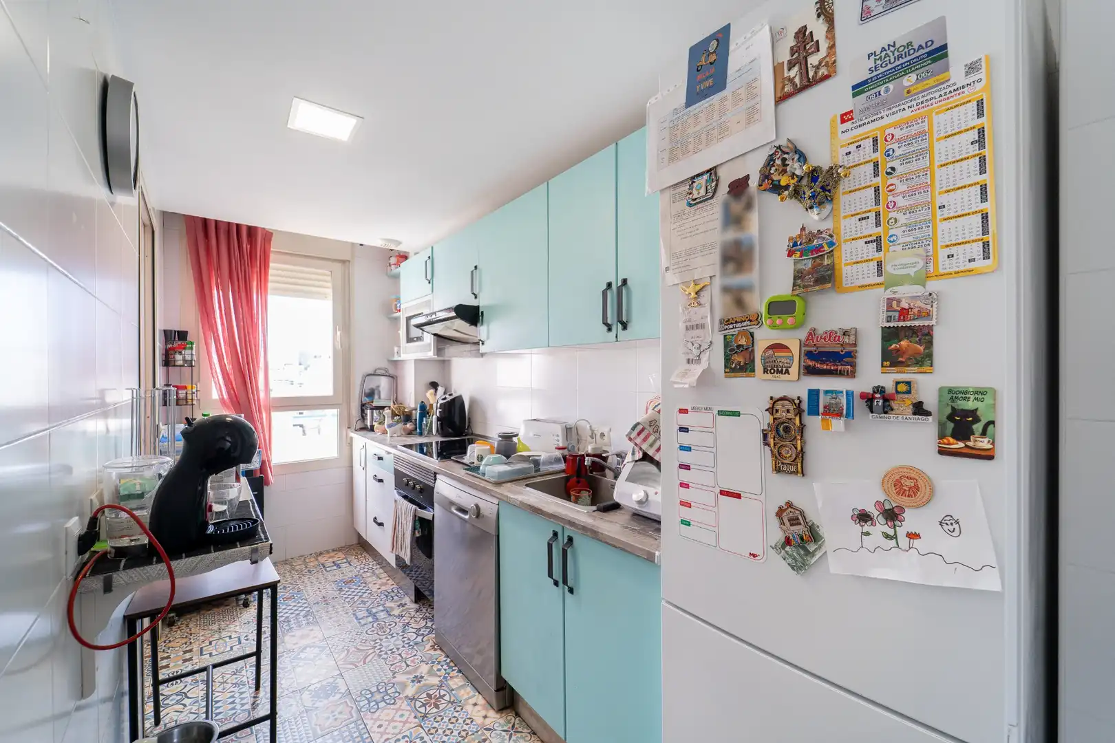 Küche von Wohnung zum Verkauf in Móstoles mit Klimaanlage, Heizung und Abstellraum