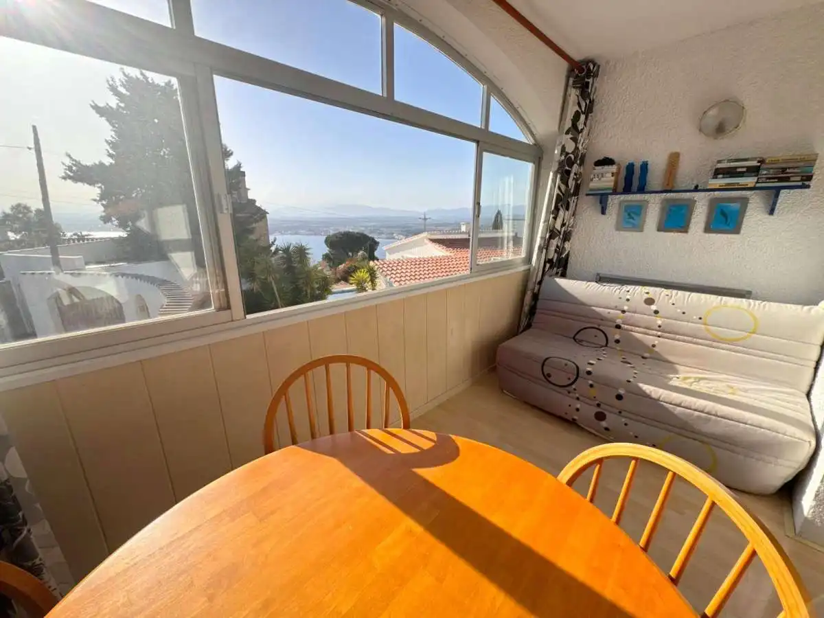 Terrasse von Wohnung zum Verkauf in Roses mit Gemeinschaftspool
