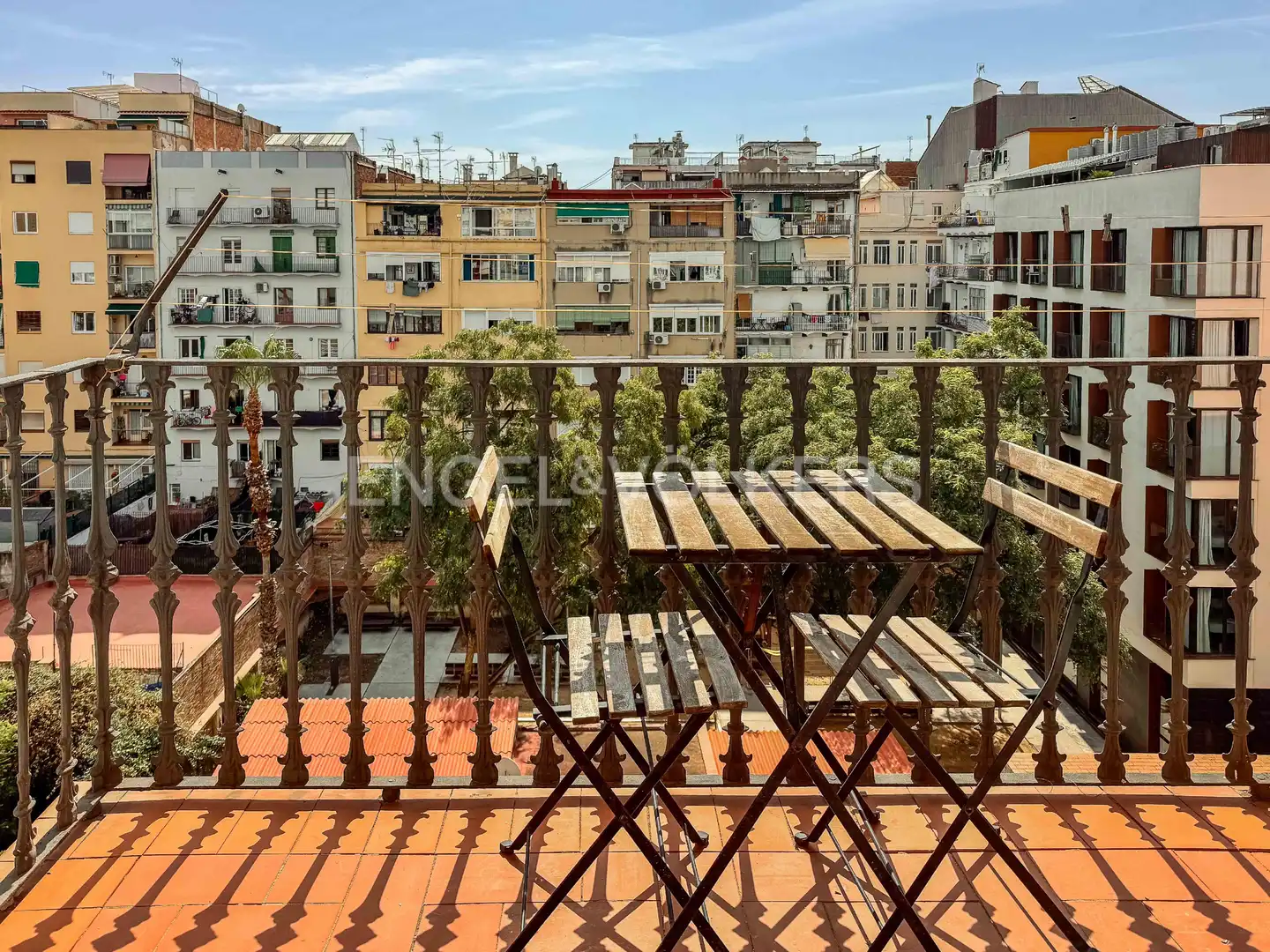 Terrassa de Pis de lloguer en Barcelona amb Aire condicionat, Calefacció i Moblat