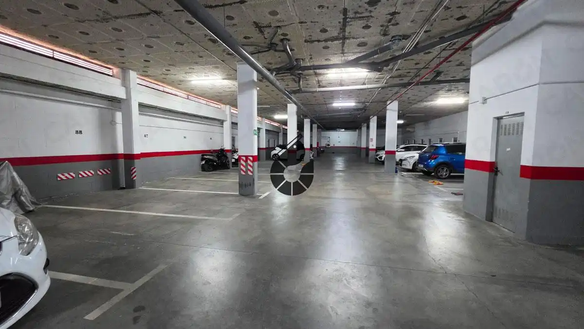 Parking of Flat for sale in Coria del Río  with Air Conditioner, Parquet flooring and Storage room