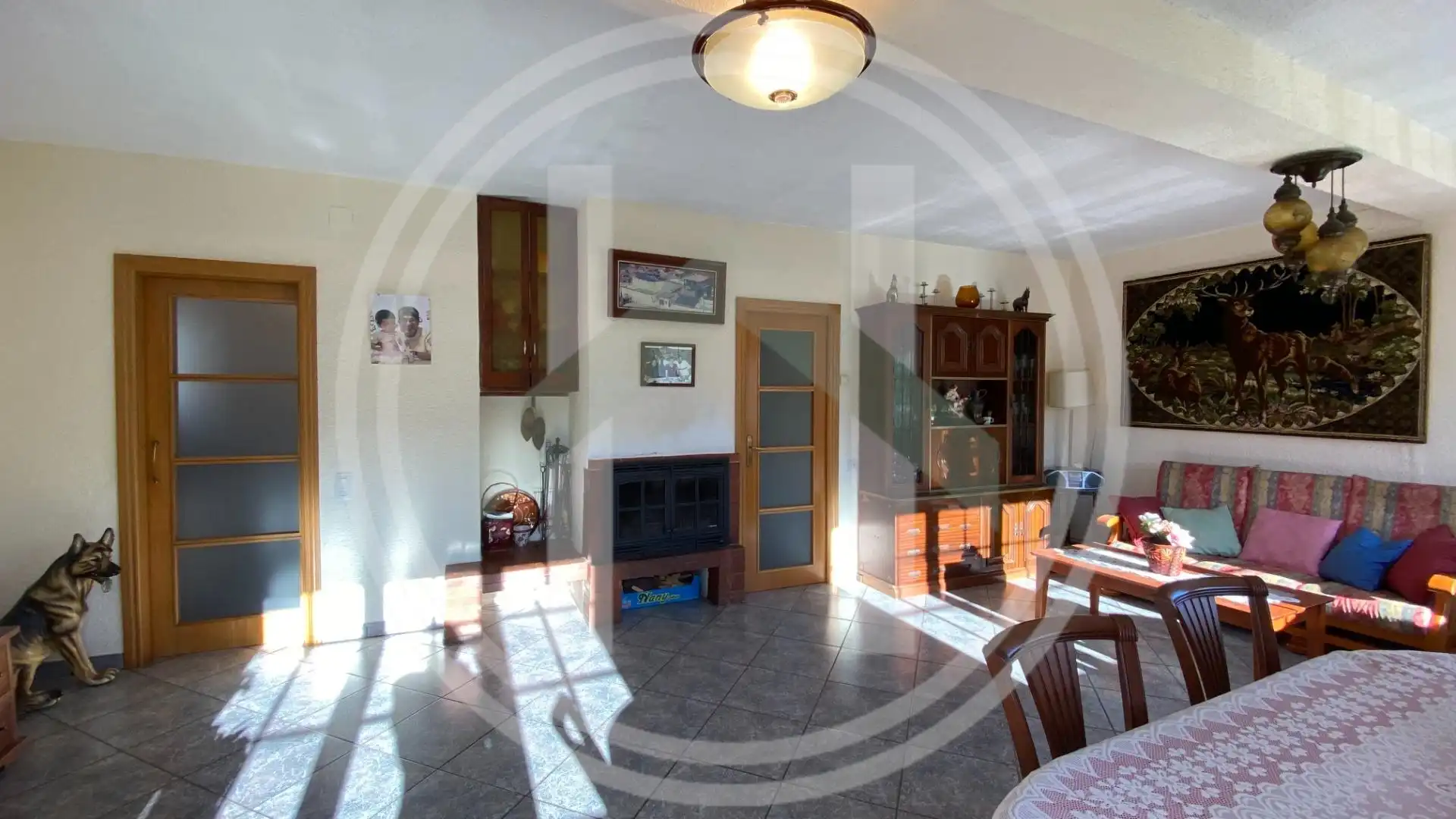 Sala de estar de Casa o chalet en venta en Sant Feliu de Codines con Calefacción, Jardín privado y Terraza