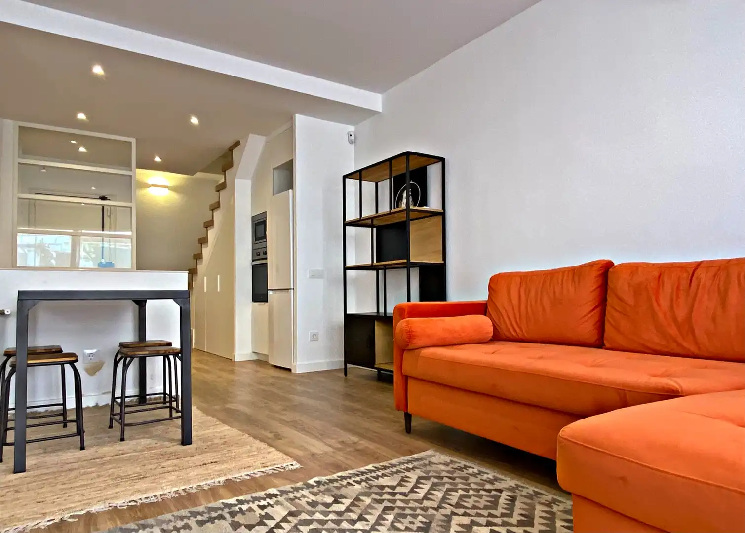 Wohnzimmer von Maisonette zum Verkauf in L'Hospitalet de Llobregat mit Klimaanlage, Heizung und Terrasse