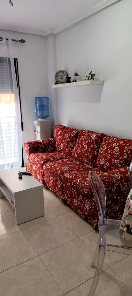 Living room of Flat for sale in Alicante / Alacant  with Air Conditioner, Furnished and Balcony