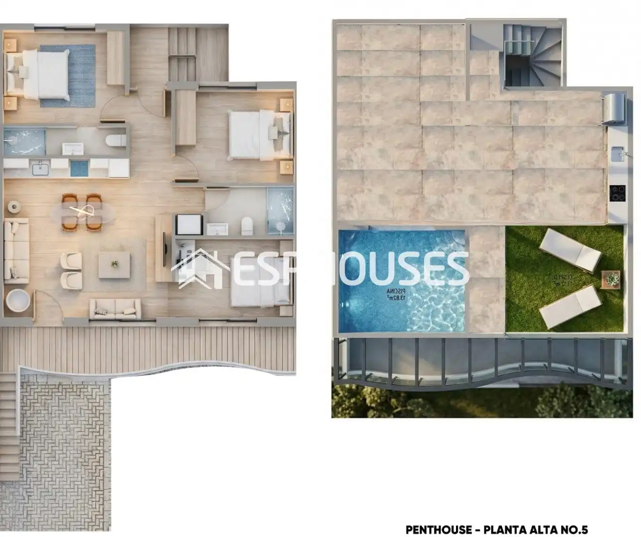 Penthouse with terrace for sale in Pilar de la Horadada ciudad, imagen 5