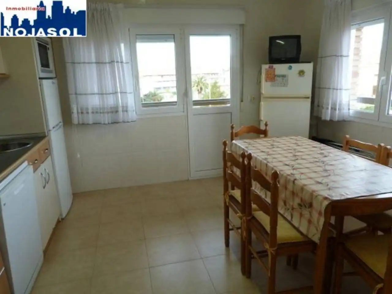 Dining room of Flat for rent in Noja  with Heating, Terrace and Furnished