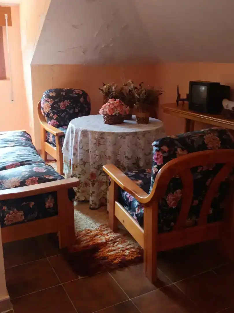 Sala de estar de Casa o chalet en venta en Brazuelo con Jardín privado, Trastero y Amueblado