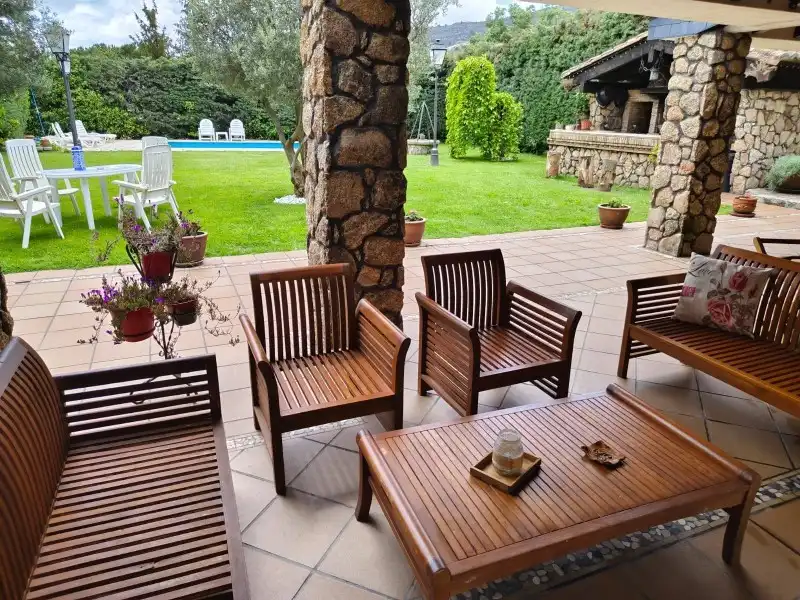 Terraza de Casa o chalet en venta en Bustarviejo con Calefacción, Parquet y Terraza