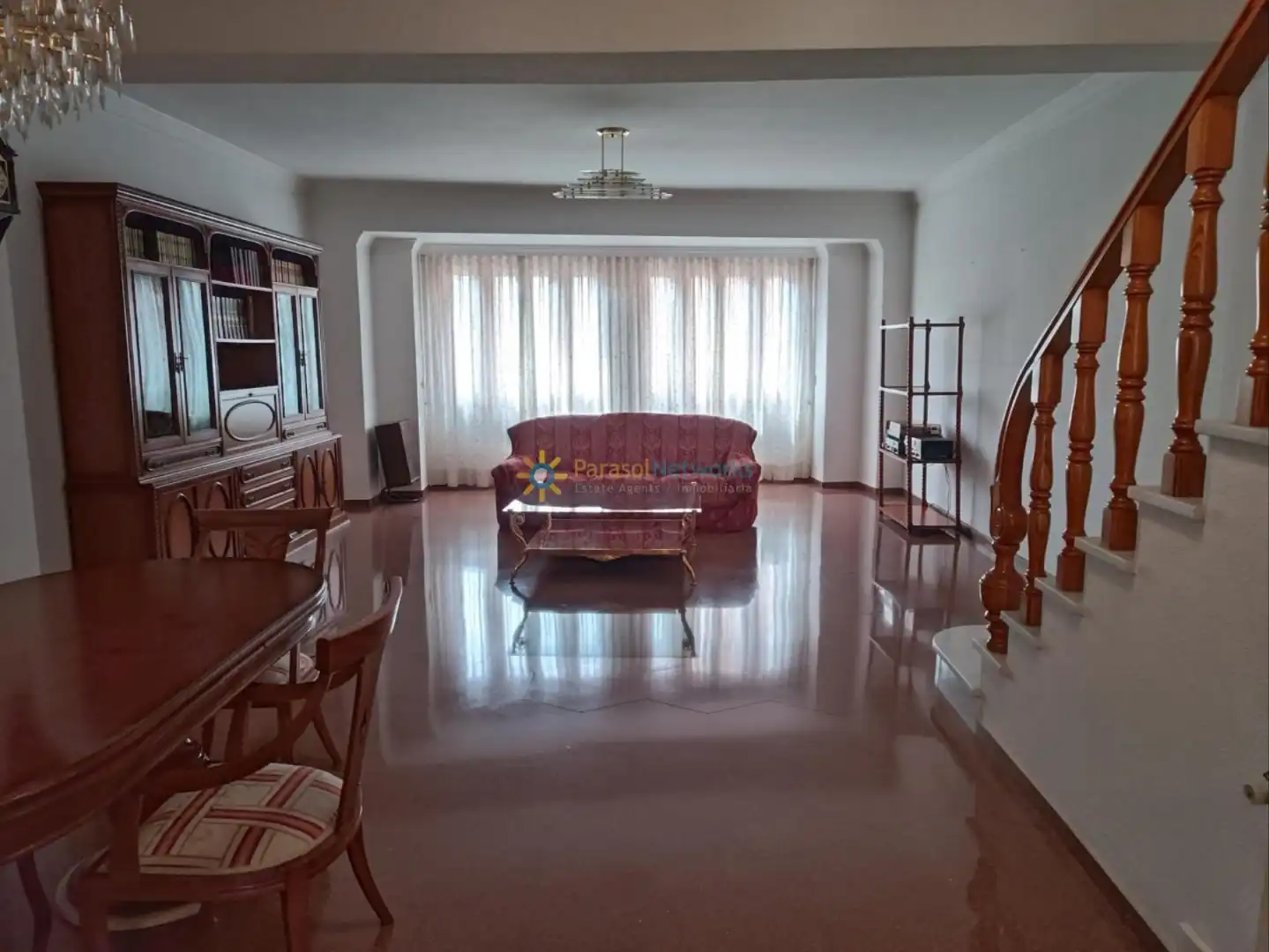 Living room of Single-family semi-detached for sale in Oliva  with Heating, Terrace and Storage room