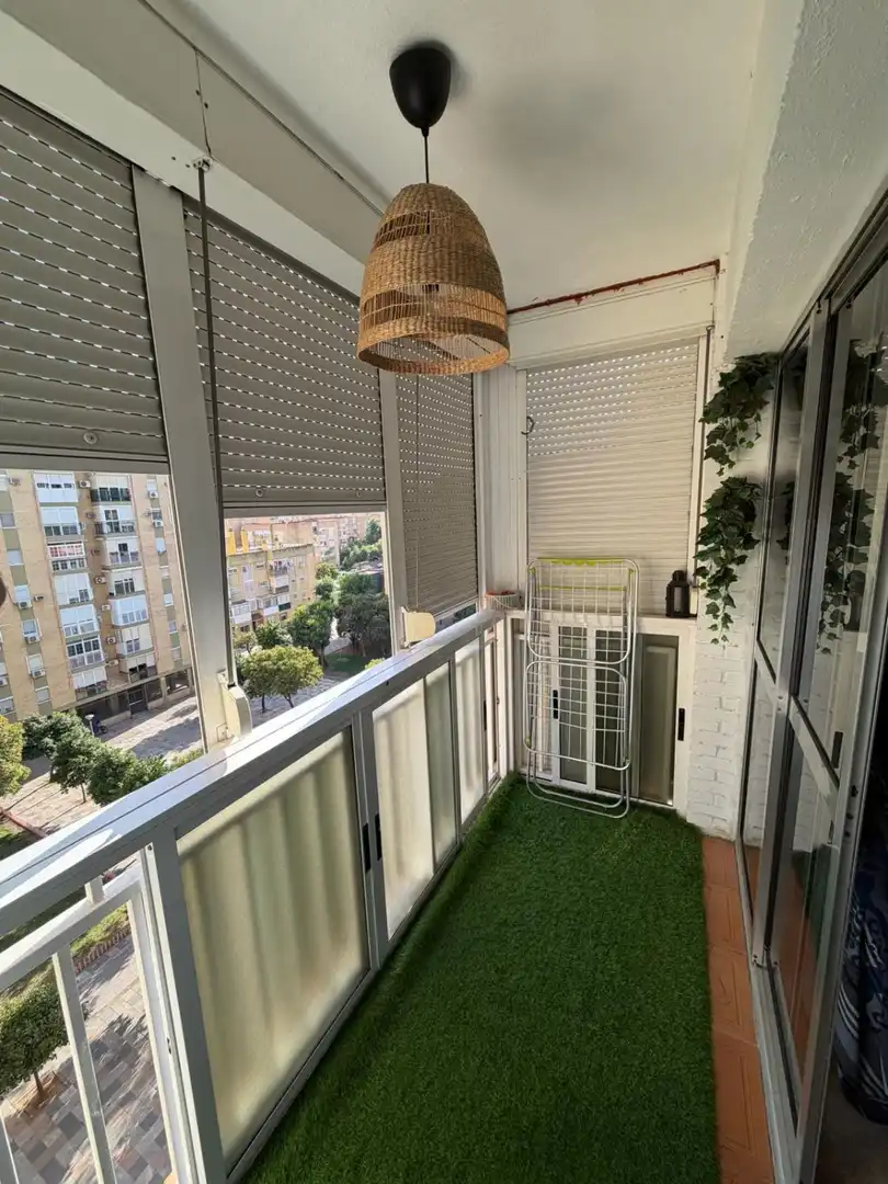 Balcony of Flat for sale in Sevilla  with Air Conditioner and Terrace