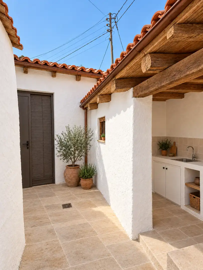 Terraza de Finca rústica en venta en Campo Alto - Club de Campo  