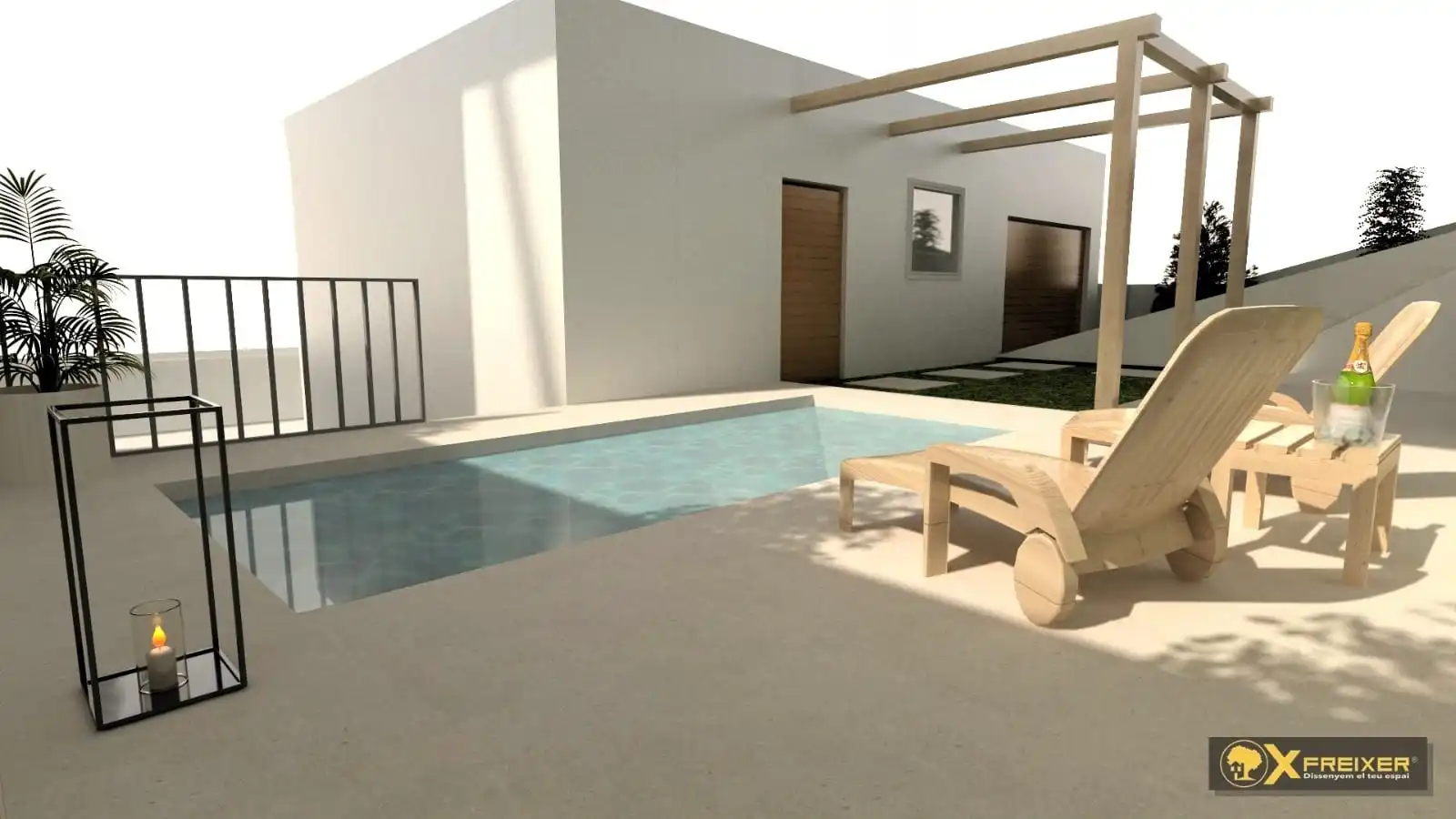Piscina de Casa o chalet en venta en Sant Cebrià de Vallalta con Aire acondicionado, Calefacción y Jardín privado