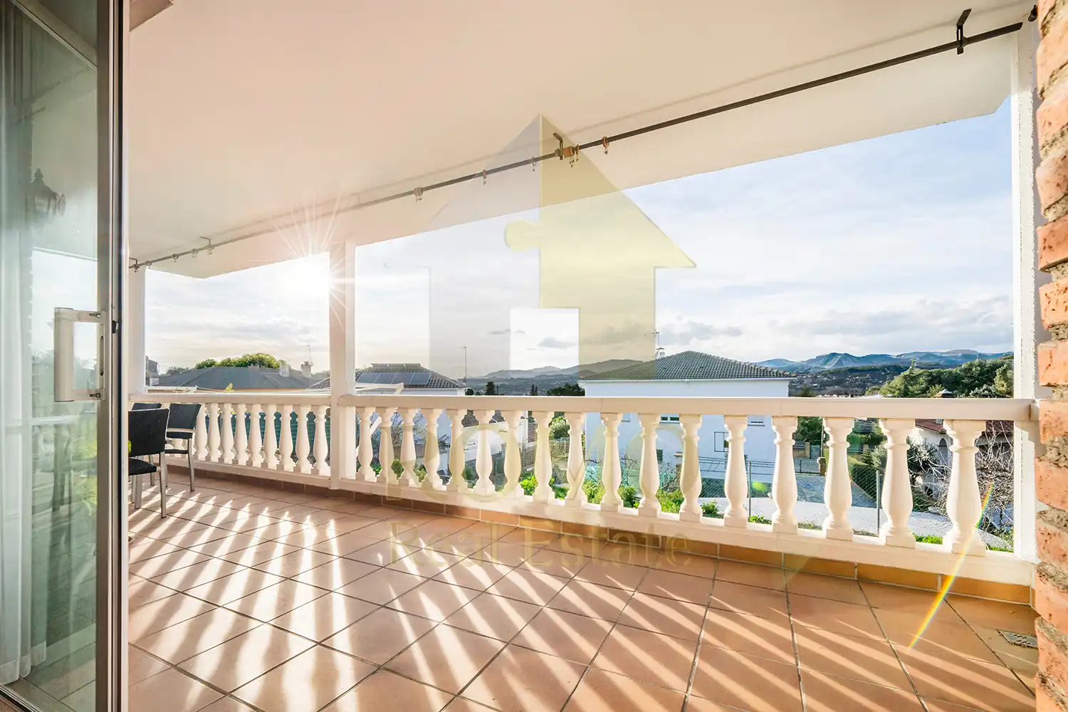 Terraza de Casa o chalet en venta en L'Ametlla del Vallès con Aire acondicionado, Calefacción y Jardín privado