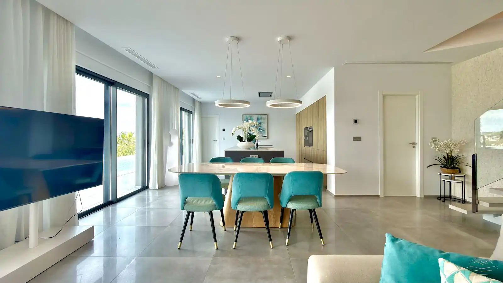 Dining room of Houses for sale in Jávea / Xàbia  with Air Conditioner, Heating and Private garden