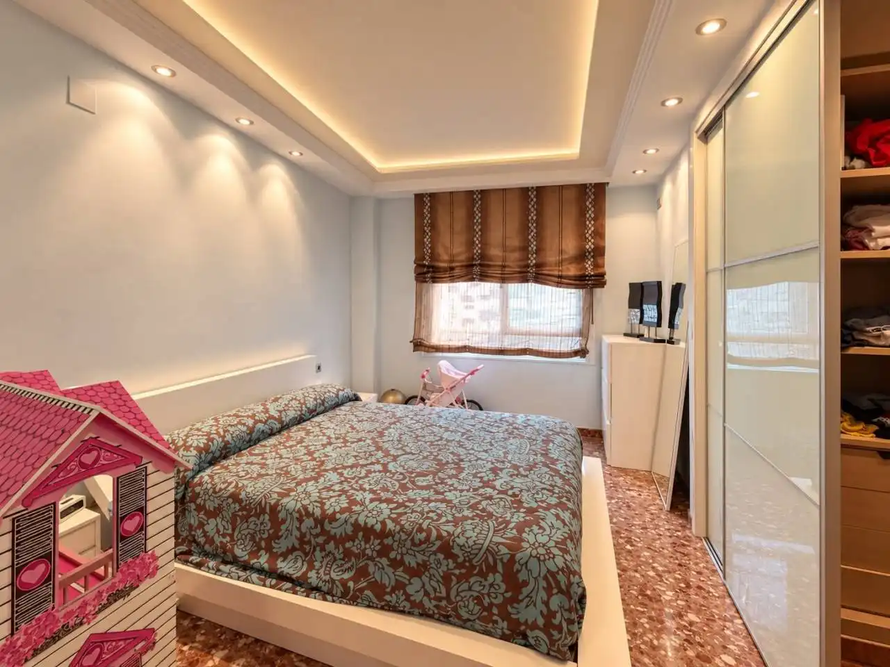 Bedroom of Flat for sale in Vila-real  with Air Conditioner, Furnished and Balcony