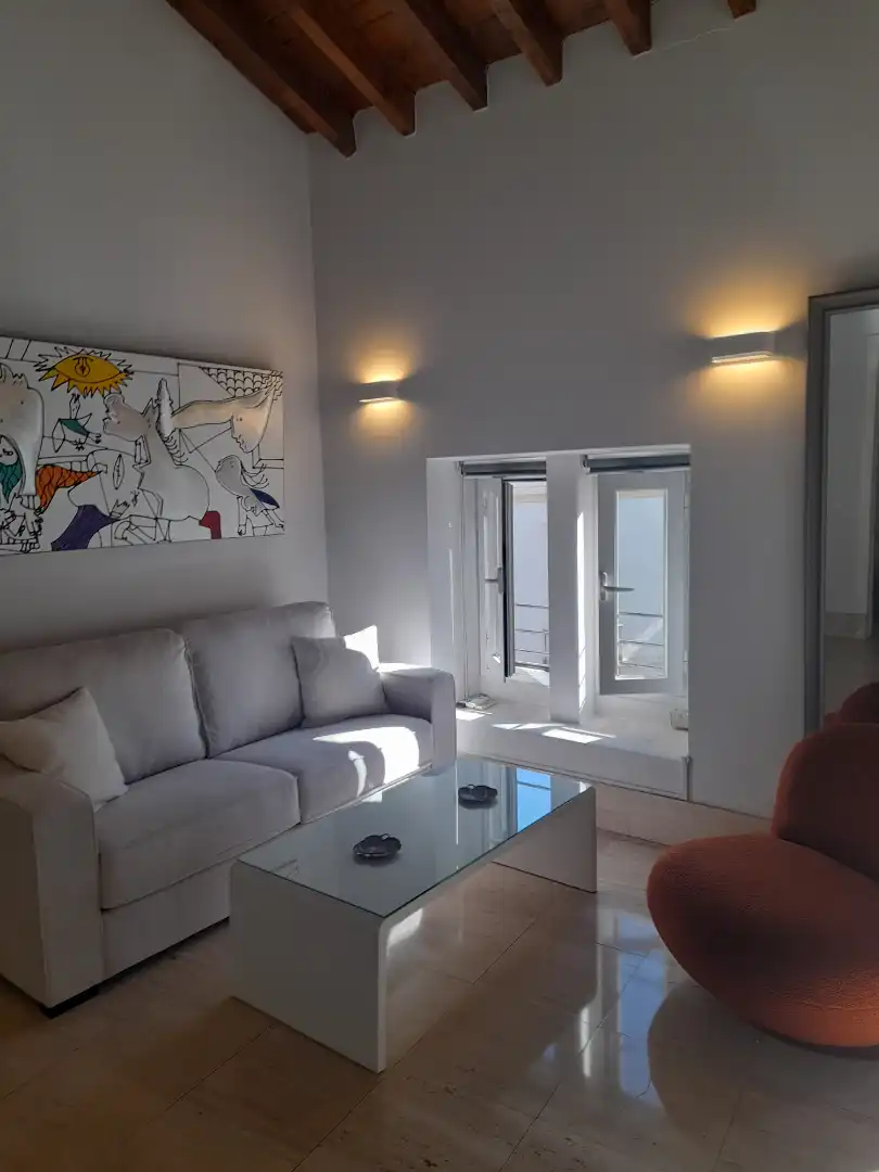 Sala d'estar de Àtic en venda en Málaga amb Aire condicionat, Calefacció i Moblat