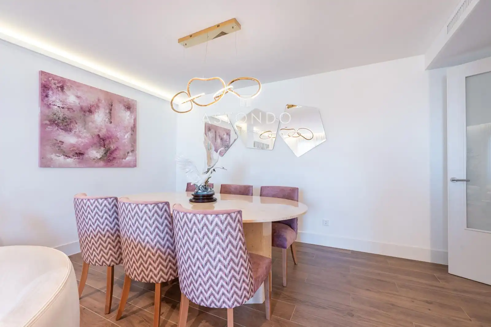 Esszimmer von Wohnung zur Miete in Madrid mit Klimaanlage, Heizung und Terrasse