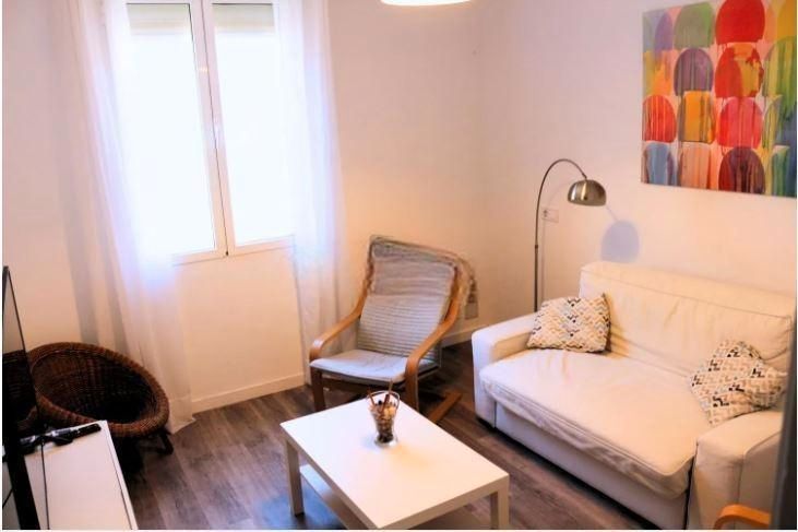 Living room of Flat to rent in Málaga Capital  with Air Conditioner and Furnished