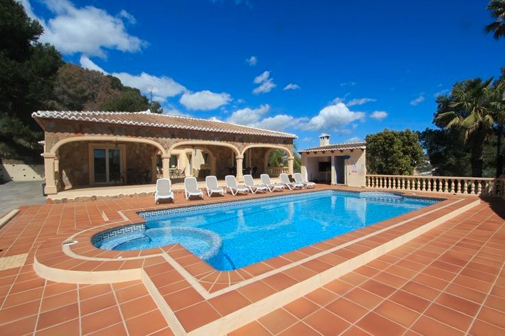 Piscina de Casa o chalet en venta en Calpe / Calp con Aire acondicionado, Calefacción y Jardín privado
